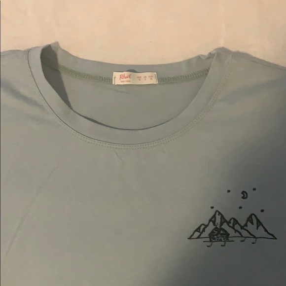 Light blue grey crop top - Picture 2 of 5